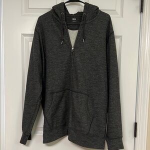 Uniqlo Gray Zip Up hoodie